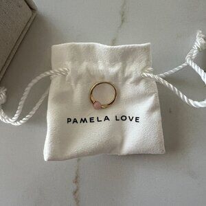 Pamela Love Pink Opal Clicker 11mm Floating Stone Clicker